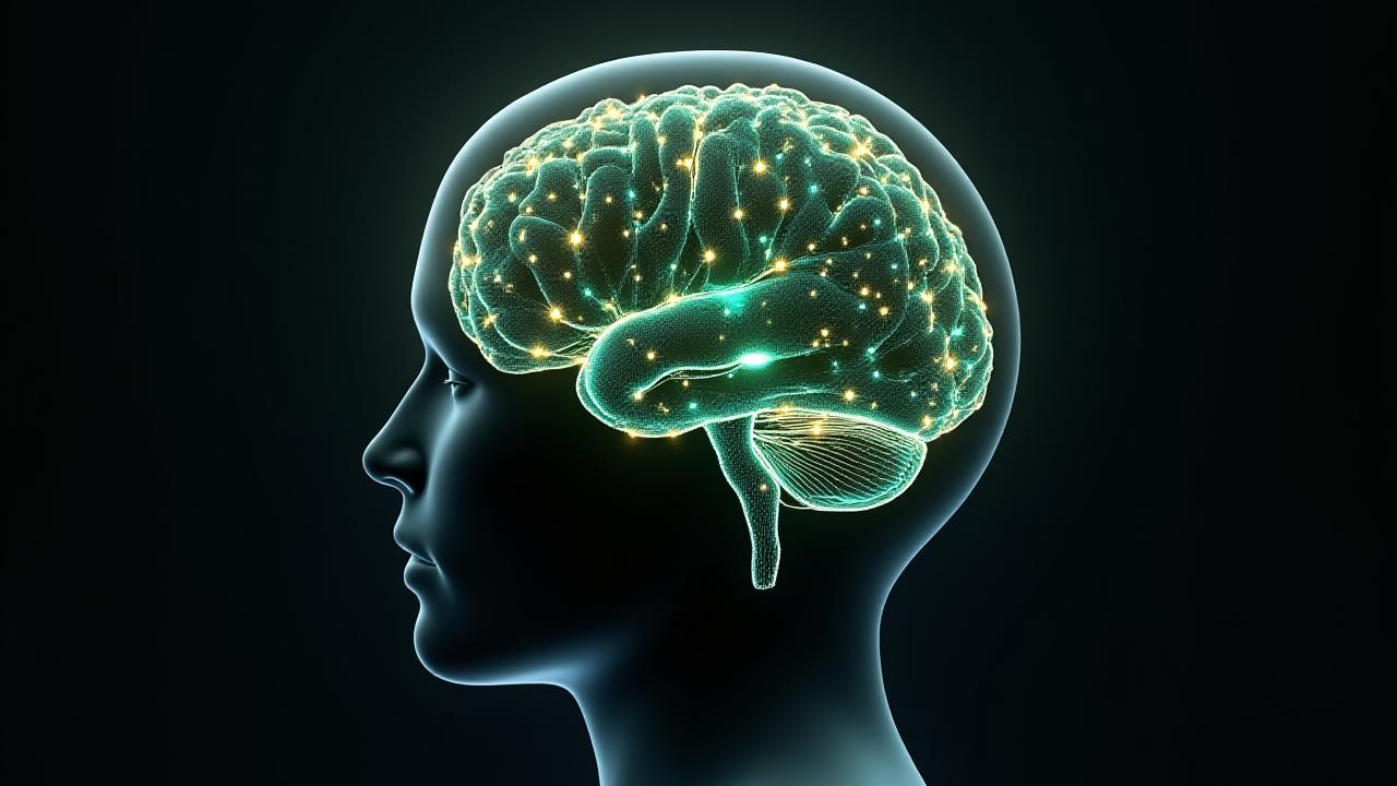 Visual representation of glowing neural pathways and cognitive clarity